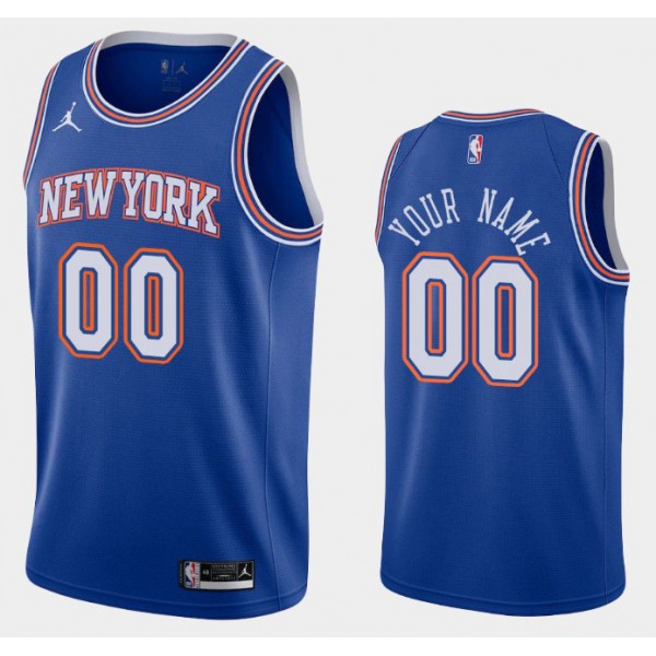 New York Knicks Trikot Benutzerdefinierte 2020-2021 Jordan Brand Statement Edition Swingman - Herren New York Knicks Trikot Benutzerdefinierte 2020-2021 Jordan Brand Statement Edition Swingman - Herren